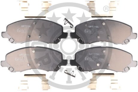Тормозные колодки дисковые передние, комплект Optimal BP-12577