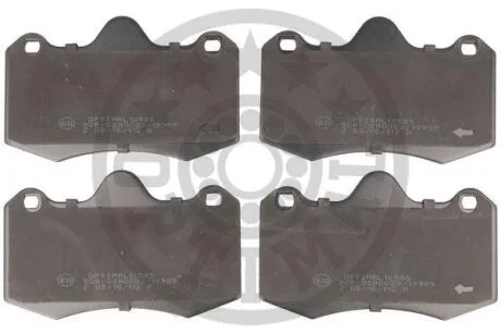 Тормозные колодки дисковые, комплект Optimal BP-12585