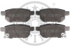 Тормозные колодки дисковые задние, комплект Optimal BP-12587 (фото 1)