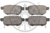 Тормозные колодки дисковые задние, комплект Optimal BP-12587 (фото 2)