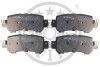 Тормозные колодки дисковые задние, комплект Optimal BP-12591 (фото 1)