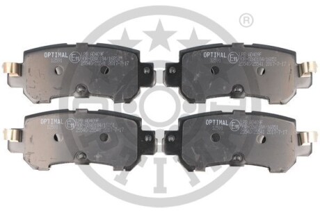 Тормозные колодки дисковые задние, комплект Optimal BP-12591