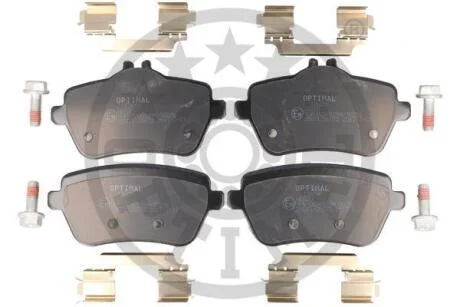 Тормозные колодки дисковые задние, комплект Optimal BP-12631
