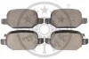 Тормозные колодки дисковые задние, комплект Optimal BP-12640 (фото 2)