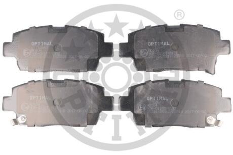 Тормозные колодки дисковые передние, комплект Optimal BP-12643