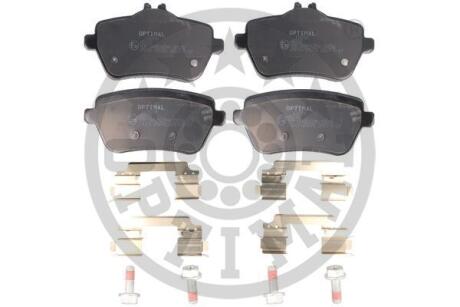 Тормозные колодки дисковые задние, комплект Optimal BP-12659