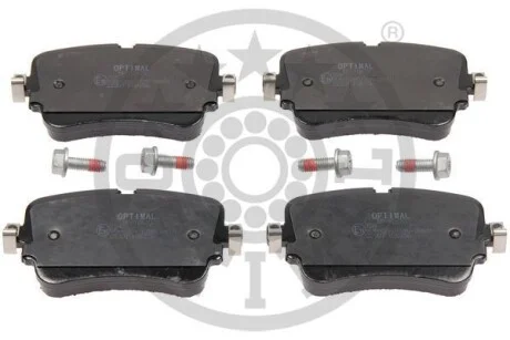 Тормозные колодки дисковые задние, комплект Optimal BP-12670