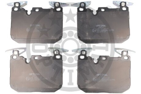 Тормозные колодки дисковые, комплект Optimal BP-12673