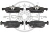 Тормозные колодки дисковые передние, комплект Optimal BP-12696 (фото 1)