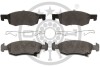 Тормозные колодки дисковые передние, комплект Optimal BP-12696 (фото 2)