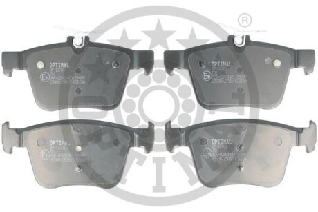 Тормозные колодки дисковые задние, комплект Optimal BP-12701