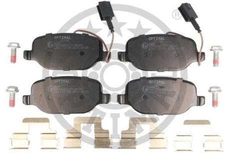 Тормозные колодки дисковые задние, комплект Optimal BP-12724