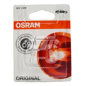 Лампочка накаливания W1,2W 12V 1,2W OSRAM 2721-02B