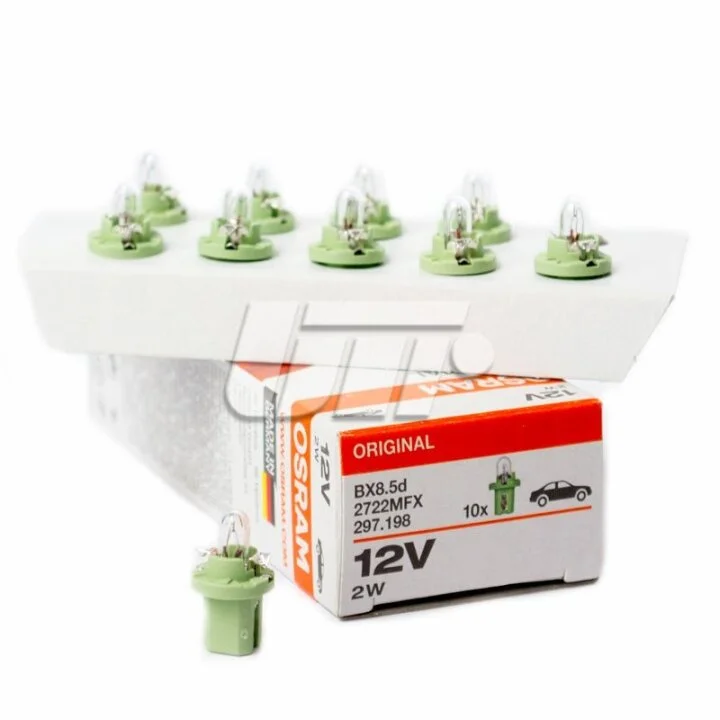 Лампочка накаливания BAX 12V 2W OSRAM 2722MFX (фото 1)