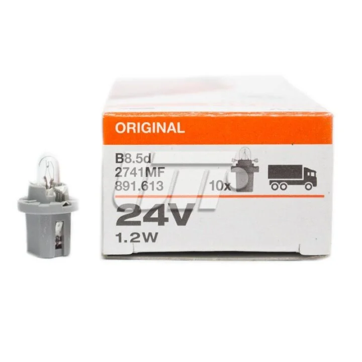 Лампочка накаливания BAX 24V 1,2W OSRAM 2741MF (фото 1)