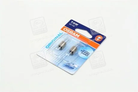 Лампа накаливания T4W 12V 4W OSRAM 3893-02B