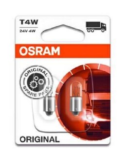 Лампа накаливания T4W 24V 4W OSRAM 3930-02B