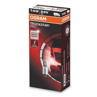 Лампа накаливания T4W 24V 4W OSRAM 3930TSP