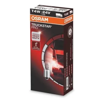 Лампа накаливания T4W 24V 4W OSRAM 3930TSP