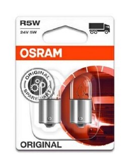 Лампа накаливания R5W 24V 5W OSRAM 5627-02B