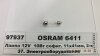 Лампа накаливания C10W 12V 10W OSRAM 6411 (фото 1)