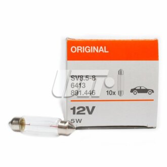 Лампа накаливания C5W 12V 5W OSRAM 6413