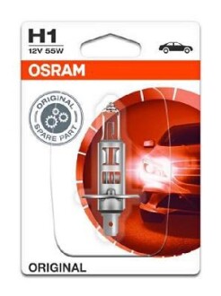 Лампа галогенная Original 12В H1 55Вт OSRAM 64150-01B