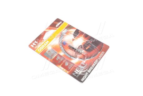 Лампа галогенная Night Breaker Laser +150% 12В H1 55Вт +150% OSRAM 64150NL-01B