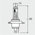 Лампа галогенная Night Breaker Unlimited +110% 12В H4 60/55Вт +110% OSRAM 64193NBU (фото 3)