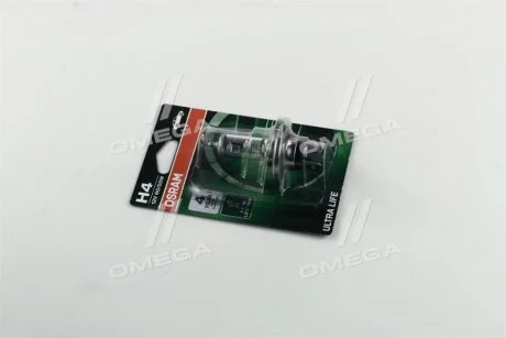 Лампа галогенная Ultra Life 12В H4 60/55Вт OSRAM 64193ULT-01B