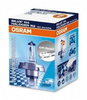 Лампа галогенная Off-Road Super Bright 12В R2 60/55Вт OSRAM 64198SB