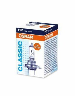 Лампа галогенная 12В H7 55Вт OSRAM 64210CLC