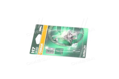 Лампа галогенная Ultra Life 12В H7 55Вт OSRAM 64210ULT-01B