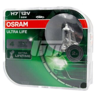 Лампа галогенная Ultra Life 12В H7 55Вт OSRAM 64210ULT-HCB