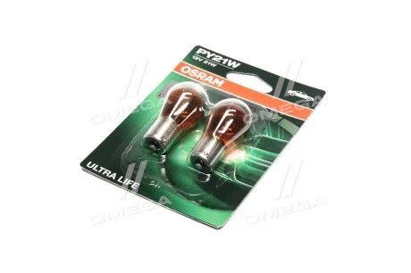 Лампа 21W 12V BAU15S10XBLI2LF ULTRALIFE OSRAM 7507ULT02B
