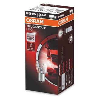 Лампа накаливания P21W 24V 21W OSRAM 7511TSP