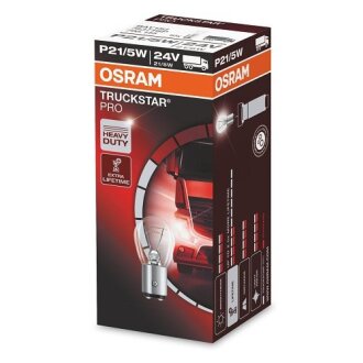 Лампа накаливания P21/5W 24V 21/5W OSRAM 7537TSP