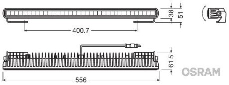 Фара OSRAM LEDDL107-SP