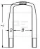 Стремянка ресори 220*81*М22 PE AUTOMOTIVE 105.170-00A (фото 1)