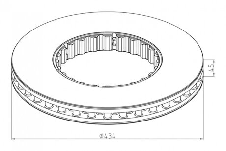 Тормозной диск PE AUTOMOTIVE 146.222-10A