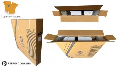 Радіатор з рамою MERCEDES Actros MP4, Antos, Arocs Euro 6 9605002601 Perfekt-cooling 531-MB2601-00