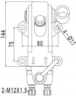 Насос підйому кабіни MAN F90, F2000, L2000 DP-RE-361 PERFEKT HD DP-MA-351