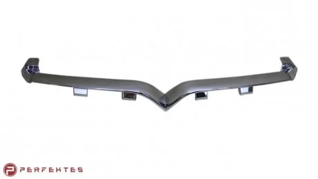 Логотип/накладка переднего бампера (Хром) Tesla Model S 1065233-00-D PERFEKTES 191-TSMS-3300D-00