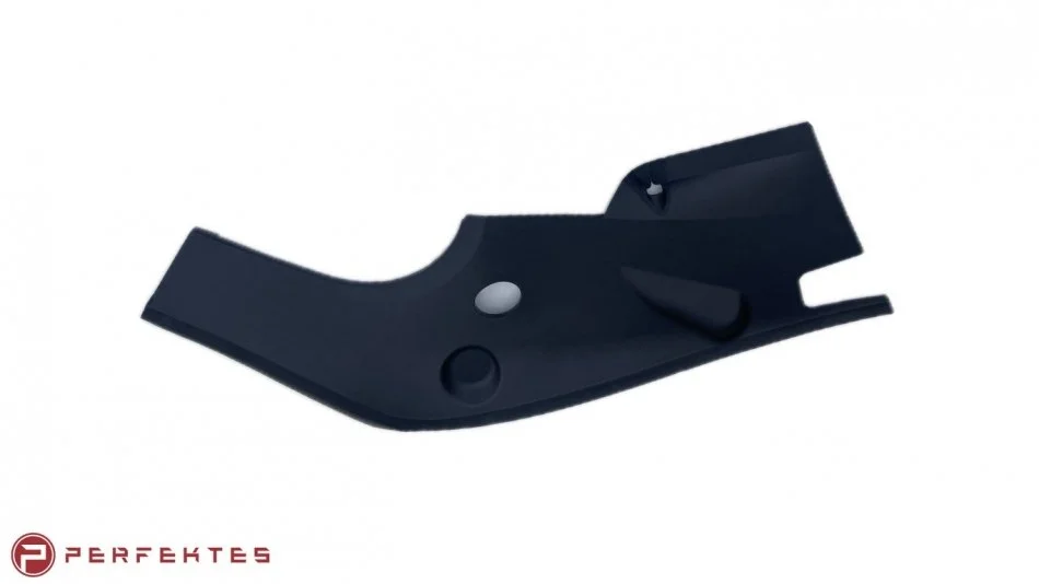 Накладка под капот пластик боковая (2021+) LH Tesla Model S 1564261-00-A PERFEKTES 333-TSMS-6100A-00 (фото 1)