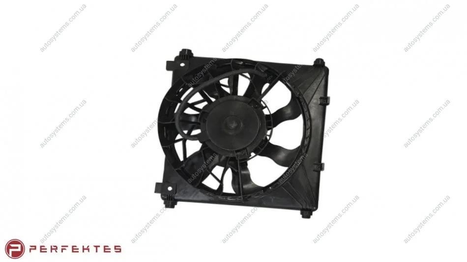 Вентилятор радиатора кондиционера LH Tesla Model S 6007614-00-C PERFEKTES 591-TSMS-1400D-00 (фото 1)