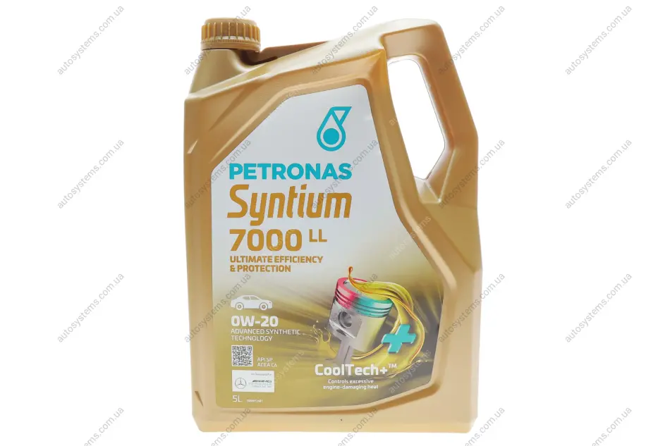 Олива 0W20 SYNTIUM 7000 LL (5L) (BMW LL-17 FE+) (API SP) (ILSAC GF-6A/ACEA C6) Petronas 70719M12EU (фото 1)