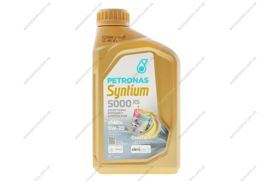 Олива 5W30 SYNTIUM 5000 XS (1L) GM Dexos 2 (API SN/ACEA C2/C3) Petronas 70956E18EU (фото 1)
