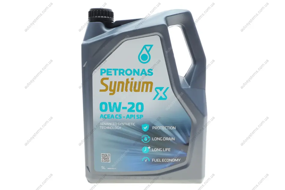 Олива 0W20 SYNTIUM X (5L) (API SP) (ACEA C5) Petronas 70980M12EU (фото 1)