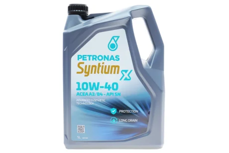 Олива 10W40 SYNTIUM X (5L) (ACEA A3/B4) (API SN) Petronas 70984M12EU