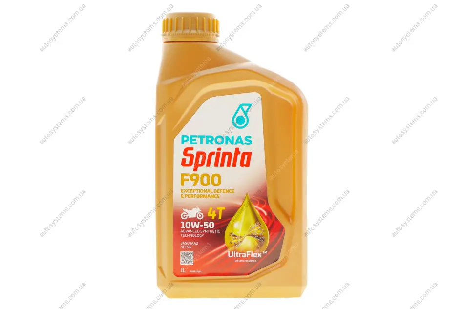 Олива 10W50 SPRINTA F900 4T (1L) (API SN/JASO MA2) Petronas 73120E15EU (фото 1)